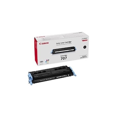 Toner Original Canon Black, CRG-707B, pentru LBP 5000|LBP 5100, 2.5K, (timbru verde 1.2 lei) , "CR9424A004AA"