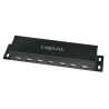 HUB extern LOGILINK, porturi USB: USB 2.0 x 7, conectare prin USB 2.0, metal, negru, "UA0148" (timbru verde 0.8 lei)