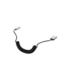 ADAPTOR Bluetooth Jack 3.5 Baseus BA01, alimentare USB, convertor audio wireless, versiune 5.0, negru "CABA01-01" (timbru verde 