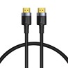 CABLU video Baseus Cafule, HDMI (T) la HDMI (T), rezolutie maxima 4K UHD (3840 x 2160) la 60 Hz, conectori auriti, 1m, negru "CA
