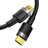 CABLU video Baseus Cafule, HDMI (T) la HDMI (T), rezolutie maxima 4K UHD (3840 x 2160) la 60 Hz, conectori auriti, 1m, negru "CA