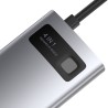 DOCKING Station Baseus Metal Gleam,conectare PC USB-C, USB 3.0x1|USB 2.0x1|USB Type C x 1 PD 100W 5V/9V/ 4.5V/20V 5A (Max) | HDM