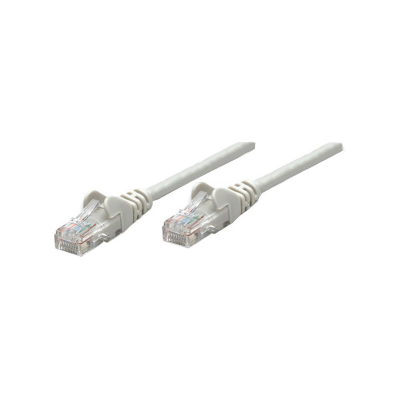 PATCH CORD UTP INTELLINET Cat5e, cupru-aluminiu, 0.5 m, alb, AWG26, "318228" (timbru verde 0.08 lei)