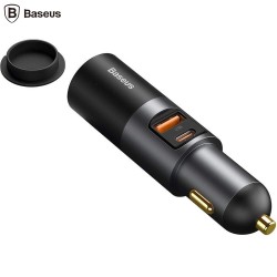 INCARCATOR auto Baseus Share Together,1 x USB Output 5V/3A,1 x USB Type-C max 5V/3A si 1 x bricheta auto 60W,total output 120W, 