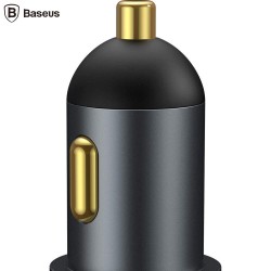 INCARCATOR auto Baseus Share Together,1 x USB Output 5V/3A,1 x USB Type-C max 5V/3A si 1 x bricheta auto 60W,total output 120W, 