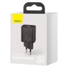 INCARCATOR retea Baseus Super Si, Quick Charge 30W, 1 x USB Type-C 5V/3A, negru "CCSUP-J01" (timbru verde 0.18 lei) - 6953156205