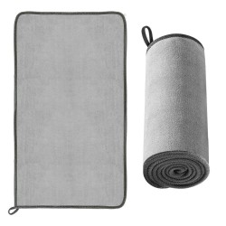 LAVETA MICROFIBRA auto Baseus, pentru uscare, stergere si detailing auto 40x80 cm, gri "CRXCMJ-A0G" - 6953156220881
