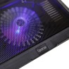 STAND SPACER notebook 15.6", sita metal, fan 14cm cu led albastru, black, "SP-NC19"/45504838 (timbru verde 0.8 lei)