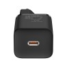 INCARCATOR retea Baseus Super Si, Quick Charge 25W, 1 x USB Type-C 5V/3A max, include cablu USB Type-C la USB Type-C 1m, negru "