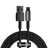 CABLU alimentare si date Baseus Tungsten Gold,Fast Charging Data Cable pt. smartphone,USB la Lightning 2.4A, braided,2m, reziste