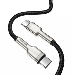 CABLU alimentare si date Baseus Cafule Metal, Fast Charging Data Cable pt. smartphone, USB Type-C la USB Type-C 100W, braided, 1