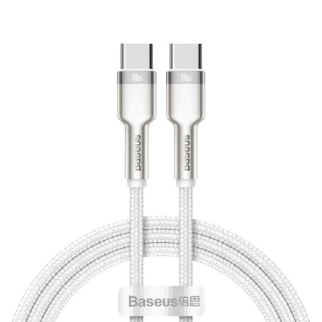 CABLU alimentare si date Baseus Cafule Metal, Fast Charging Data Cable pt. smartphone, USB Type-C la USB Type-C 100W, braided, 1
