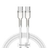 CABLU alimentare si date Baseus Cafule Metal, Fast Charging Data Cable pt. smartphone, USB Type-C la USB Type-C 100W, braided, 1