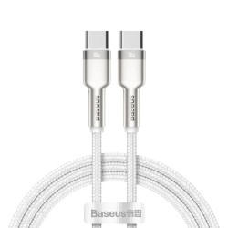 CABLU alimentare si date Baseus Cafule Metal, Fast Charging Data Cable pt. smartphone, USB Type-C la USB Type-C 100W, braided, 1