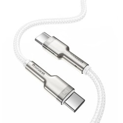 CABLU alimentare si date Baseus Cafule Metal, Fast Charging Data Cable pt. smartphone, USB Type-C la USB Type-C 100W, braided, 1