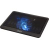 STAND SPACER notebook 15.6", sita metal, fan 14cm cu led albastru, black, "SP-NC19"/45504838 (timbru verde 0.8 lei)