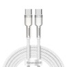 CABLU alimentare si date Baseus Cafule Metal, Fast Charging Data Cable pt. smartphone, USB Type-C la USB Type-C 100W, braided, 2
