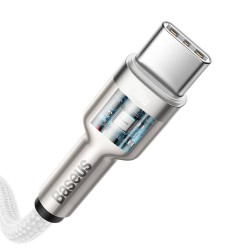 CABLU alimentare si date Baseus Cafule Metal, Fast Charging Data Cable pt. smartphone, USB Type-C la USB Type-C 100W, braided, 2