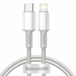 CABLU alimentare si date Baseus High Density Braided,Fast Charging Data Cable pt. smartphone,USB Type-C la Lightning PD 20W, bra