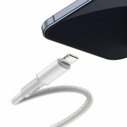 CABLU alimentare si date Baseus High Density Braided,Fast Charging Data Cable pt. smartphone,USB Type-C la Lightning PD 20W, bra