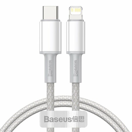 CABLU alimentare si date Baseus High Density Braided,Fast Charging Data Cable pt. smartphone,USB Type-C la Lightning PD 20W, bra