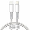 CABLU alimentare si date Baseus High Density Braided,Fast Charging Data Cable pt. smartphone,USB Type-C la Lightning PD 20W, bra