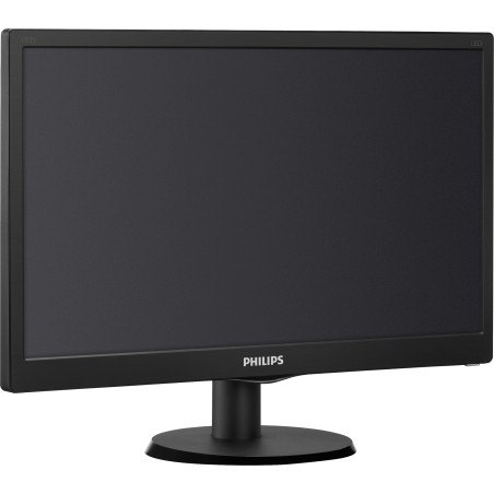 MONITOR PHILIPS 18.5", home, office, TN, HD (FWXGA) (1366 x 768), Wide, 200 cd/mp, 5 ms, VGA, "193V5LSB2/10" (timbru verde 7 lei