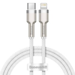 CABLU alimentare si date Baseus Cafule Metal, Fast Charging Data Cable pt. smartphone, USB Type-C la Lightning Iphone PD 20W, br