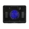 STAND SPACER notebook 15.6", sita metal, fan 14cm cu led albastru, black, "SP-NC19"/45504838 (timbru verde 0.8 lei)
