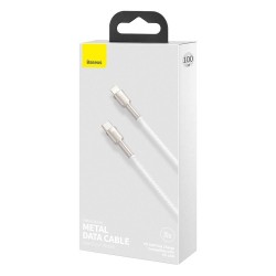 CABLU alimentare si date Baseus Cafule Metal, Fast Charging Data Cable pt. smartphone, USB Type-C la Lightning Iphone PD 20W, br