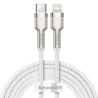 CABLU alimentare si date Baseus Cafule Metal, Fast Charging Data Cable pt. smartphone, USB Type-C la Lightning Iphone PD 20W, br