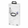 CABLU alimentare si date Baseus Tungsten Gold,Fast Charging Data Cable pt smartphone,USB Type-C la Lightning 20W,braided,1m,rezi