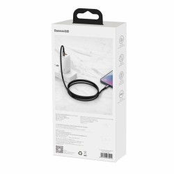 CABLU alimentare si date Baseus Tungsten Gold,Fast Charging Data Cable pt smartphone,USB Type-C la Lightning 20W,braided,1m,rezi