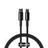 CABLU alimentare si date Baseus Tungsten Gold,Fast Charging Data Cable pt. smartphone,USB la Lightning 20W, braided,2m rezistent