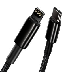 CABLU alimentare si date Baseus Tungsten Gold,Fast Charging Data Cable pt. smartphone,USB la Lightning 20W, braided,2m rezistent