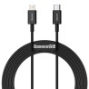 CABLU alimentare si date Baseus Superior, Fast Charging Data Cable pt. smartphone, USB Type-C la Lightning Iphone PD 20W, 2m, ne