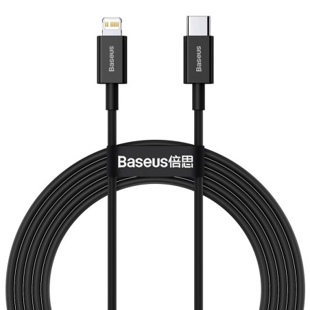 CABLU alimentare si date Baseus Superior, Fast Charging Data Cable pt. smartphone, USB Type-C la Lightning Iphone PD 20W, 2m, ne