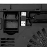 STAND SPACER notebook 15.6", sita metal, fan 14cm cu led albastru, black, "SP-NC19"/45504838 (timbru verde 0.8 lei)