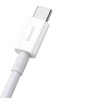 CABLU alimentare si date Baseus Superior, Fast Charging Data Cable pt. smartphone, USB la USB Type-C 66W, 1m, alb "CATYS-02" (ti