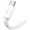 CABLU alimentare si date Baseus Superior, Fast Charging Data Cable pt. smartphone, USB la USB Type-C 66W, 2m, alb "CATYS-A02" (t