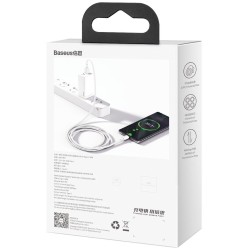 CABLU alimentare si date Baseus Superior, Fast Charging Data Cable pt. smartphone, USB la USB Type-C 66W, 2m, alb "CATYS-A02" (t