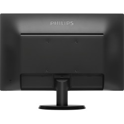 MONITOR PHILIPS 18.5", home, office, TN, HD (FWXGA) (1366 x 768), Wide, 200 cd/mp, 5 ms, VGA, "193V5LSB2/10" (timbru verde 7 lei