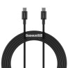 CABLU alimentare si date Baseus Superior, Fast Charging Data Cable pt. smartphone, USB Type-C la USB Type-C 100W, 2m, negru "CAT