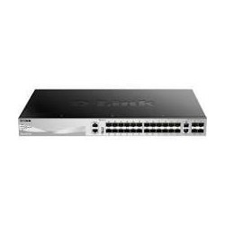 SWITCH D-LINK SMART Layer 3, 24 porturi SFP, 2 x 10GBASE-T si 4 x 10G SFP+, carcasa metalica, rackabil, "DGS-3130-30S/SI" (timbr