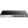 SWITCH D-LINK SMART Layer 3, 24 porturi SFP, 2 x 10GBASE-T si 4 x 10G SFP+, carcasa metalica, rackabil, "DGS-3130-30S/SI" (timbr
