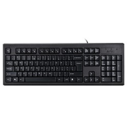 TASTATURA A4TECH, "KR83", cu fir, 104 taste format standard, USB, negru, "KR-83-USB" (timbru verde 0.8 lei)