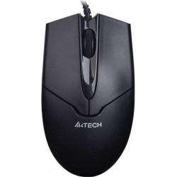 MOUSE A4tech, PC sau NB, cu fir, USB, optic, 1000 dpi, butoane/scroll 3/1, , negru, "OP-550NU-1" (timbru verde 0.18 lei)
