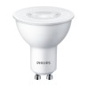 SET 6 becuri LED Philips, soclu GU10, putere 4.7W, forma plat, lumina alb calda, alimentare 220 - 240 V, "000008719514394032" (t