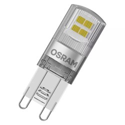 SET 2 becuri LED Osram, soclu G9, putere 1.9W, forma pin, lumina alb calda, alimentare 220 - 240 V, "000004058075449831" (timbru