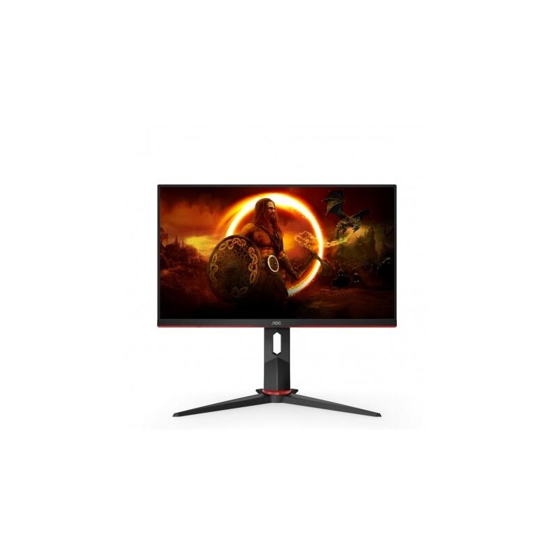MONITOR  AOC 23.8 inch, Gaming, VA, Full HD (1920 x 1080), Wide, 350 cd/mp, 1 ms, DisplayPort | HDMI x 2, "24G2SU/BK" (timbru ve